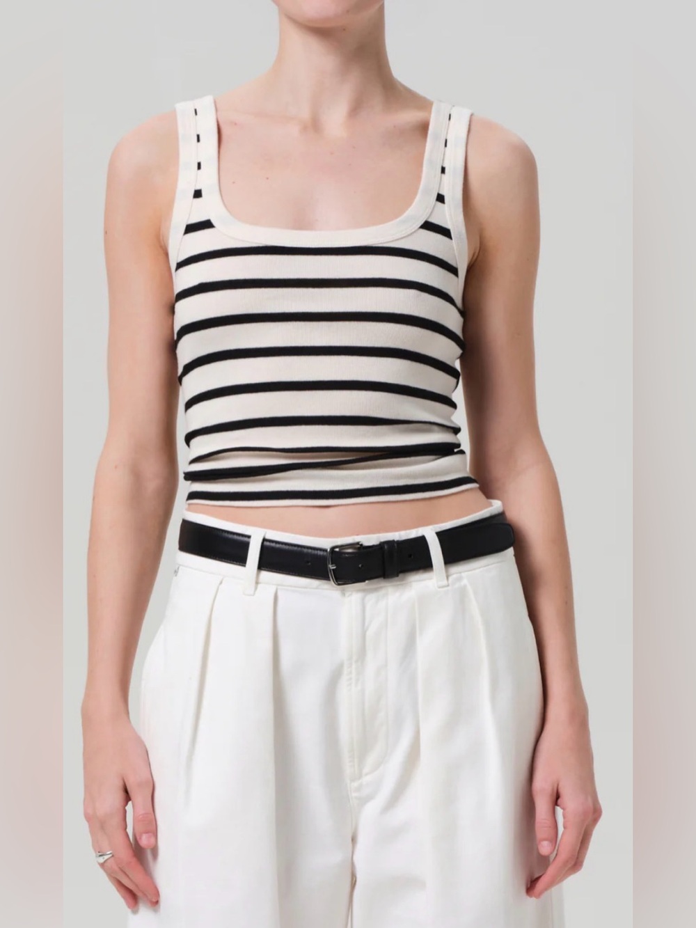 Citizens of Humanity Faye Tank In Midnight Stripe